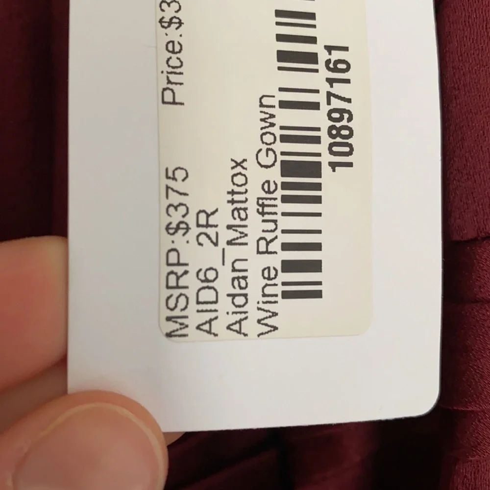 NWT Aidan Mattox gown - Picture 10 of 10